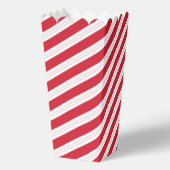 Candy Cane Striped Christmas Popcorn Box Geschenkschachtel (Rückseite)