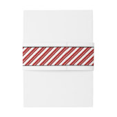 Candy Cane Striped Holiday Bly Band (Rückseitenbeispiel)
