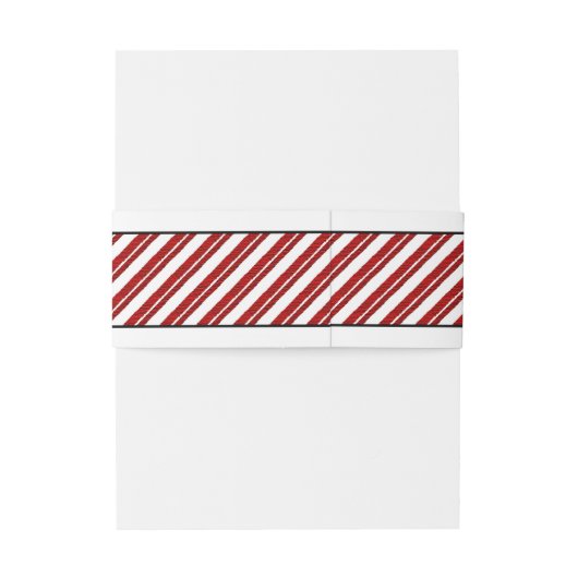 Candy Cane Striped Holiday Bly Band (Rückseitenbeispiel)