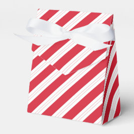 Candy Cane Striped Tent Christmas Party Favor Box Geschenkschachtel