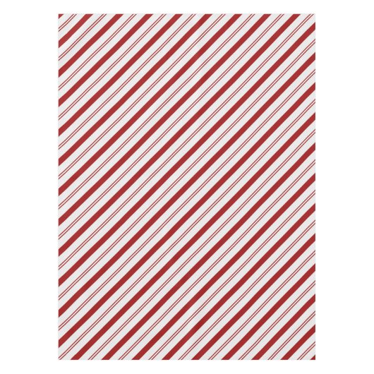 Candy Cane Striped Tischdecke (Vorderseite)