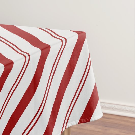 Candy Cane Striped Tischdecke (Beispiel)