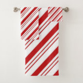Candy Cane Stripes Badhandtuch Set (Insitu)