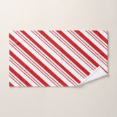 Candy Cane Stripes Badhandtuch Set (Handtuch)
