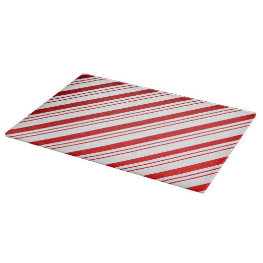 Candy Cane Stripes Cutting Board Schneidebrett (Ecke)