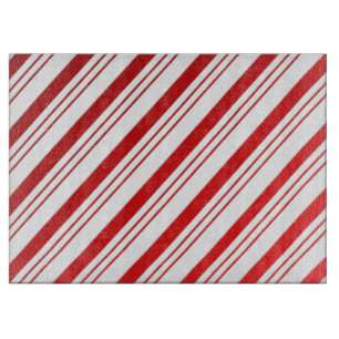 Candy Cane Stripes Cutting Board Schneidebrett