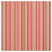 Candy Cane Stripes Festivals Red White Green Stoff (Muster)