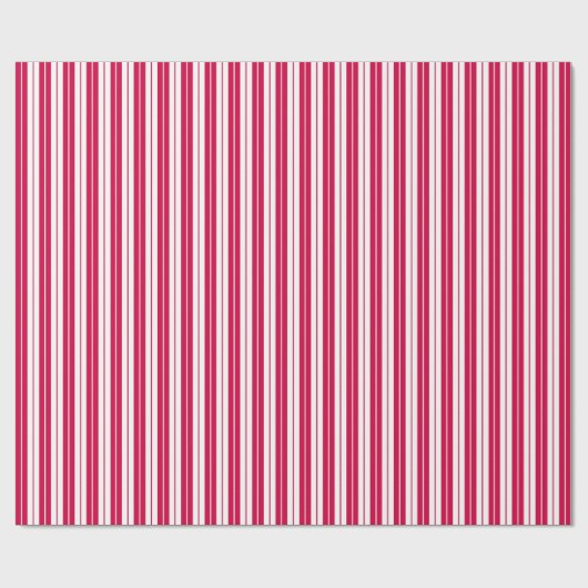 Candy Cane Stripes Geschenkpapier (Flach)