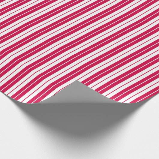 Candy Cane Stripes Geschenkpapier (Ecke)
