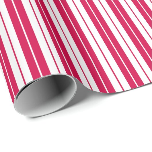 Candy Cane Stripes Geschenkpapier (Rolleneckpunkt)