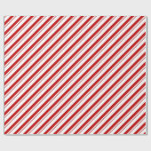 Candy Cane Stripes Geschenkpapier (Flach)