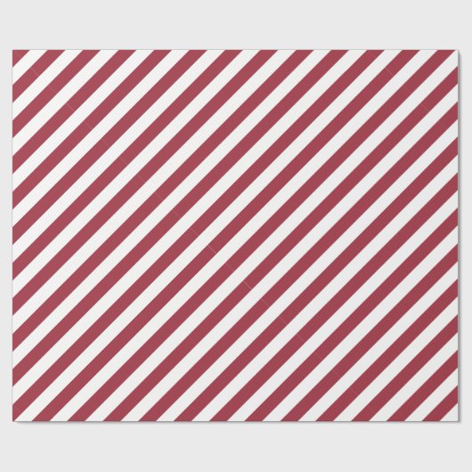 Candy Cane Stripes Geschenkpapier (Flach)