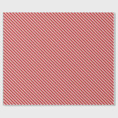 Candy Cane Stripes Geschenkpapier (Flach)