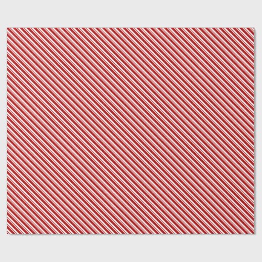 Candy Cane Stripes Geschenkpapier (Flach)
