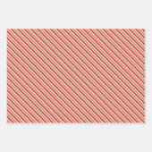 Candy Cane Stripes Geschenkpapier Set (Vorderseite 3)