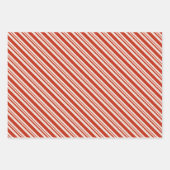 Candy Cane Stripes Geschenkpapier Set (Vorderseite 2)