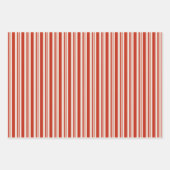 Candy Cane Stripes Geschenkpapier Set (Vorderseite)