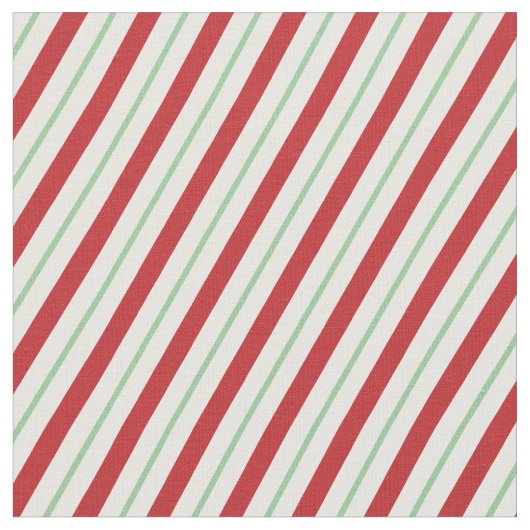 Candy Cane Stripes | Holiday Fabric Stoff (Nahaufnahme)