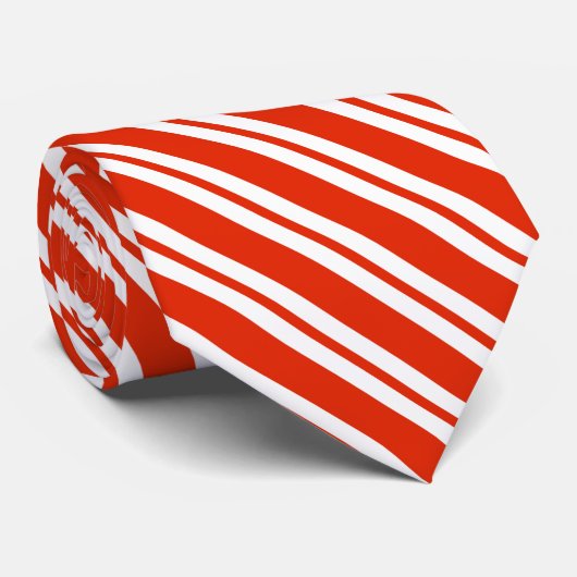 Candy Cane Stripes Krawatte (Gerollt)