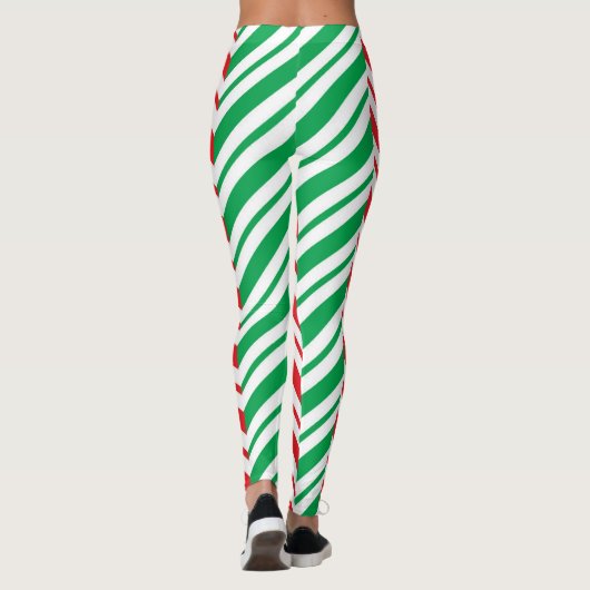 Candy Cane Stripes Leggings (Rückseite)
