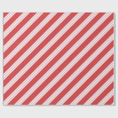 Candy Cane Stripes Muster Geschenkpapier (Flach)