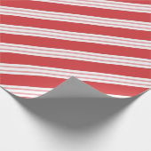 Candy Cane Stripes Muster Geschenkpapier (Ecke)