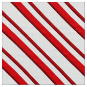 Candy Cane Stripes, Peppermint Rot und Weiß Stoff (Nahaufnahme)