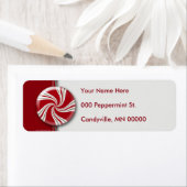 Candy Cane Stripes Peppermint Runde (Insitu)