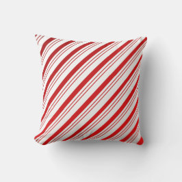 Candy Cane Stripes Pillow Kissen