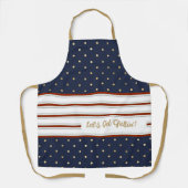 Candy Cane Stripes & Polka Dot Schürze (Vorderseite)