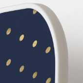 Candy Cane Stripes & Polka Dots Pickleball Paddle (Linke Seite)