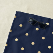 Candy Cane Stripes & Polka Dots Strandtuch (Beispiel)