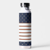 Candy Cane Stripes & Polka Dots Trinkflasche (Links)