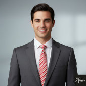 Candy Cane Stripes Red Bow Festive Christmas Krawatte