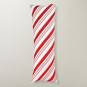 Candy Cane Stripes Seitenschläferkissen (Vorderseite Vertikal)