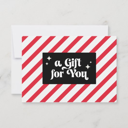 Candy Cane Stripes Weihnachtsgeschenk (Vorderseite)