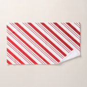 Candy Cane Stripes Weihnachtshandtuch Set (Handtuch)