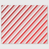Candy Cane Stripes Wrapping Paper Geschenkpapier (Flach)
