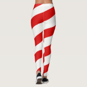 Candy Cane Stripped Leggings (Rückseite)