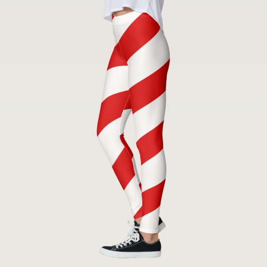 Candy Cane Stripped Leggings (Links)