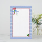 Candy Cane Surprise Weihnachten Briefpapier (Stehend Vorderseite)