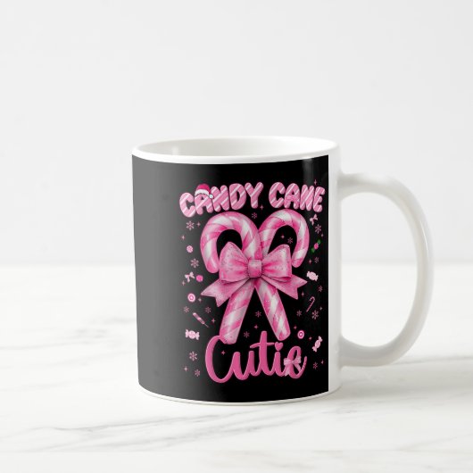 Candy Cane Süsse Coquette Pajamas Pjs Weihnachten  Kaffeetasse (Rechts)