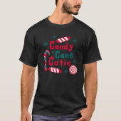 Candy Cane Süsse Funny Christmas Matching Family P T-Shirt (Vorderseite)