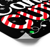Candy Cane Süsse Niedlich Funny Christmas Weihnach Poster (Ecke)