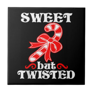 Candy Cane Sweet Aber gefriert Funny Weihnachten Fliese