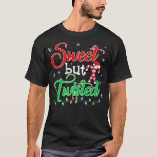 Candy Cane Sweet Aber gefriert Funny Weihnachten T-Shirt