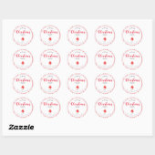 Candy Cane Sweet Leckerei Holiday Sticker (Blatt)