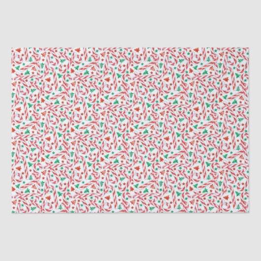 Candy Cane Sweetness Seidenpapier (Vorderseite)