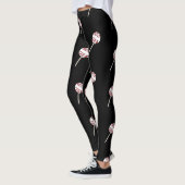 Candy Cane Swirl Christmas Lollipop Pattern Leggings (Links)