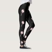Candy Cane Swirl Christmas Lollipop Pattern Leggings (Rechts)